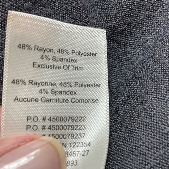 ARITZIA WILFRED FREE Charcoal Grey Izabel Romper Tie Waist w/ Pockets Sz S - Picture 8 of 9